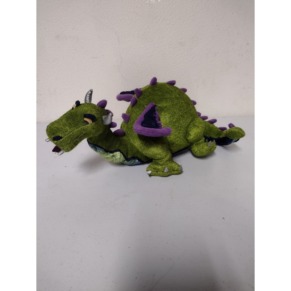 Manhattan Toy Bartholomew‎ Dragon Green Purple Figure Stuffed Animal 2003